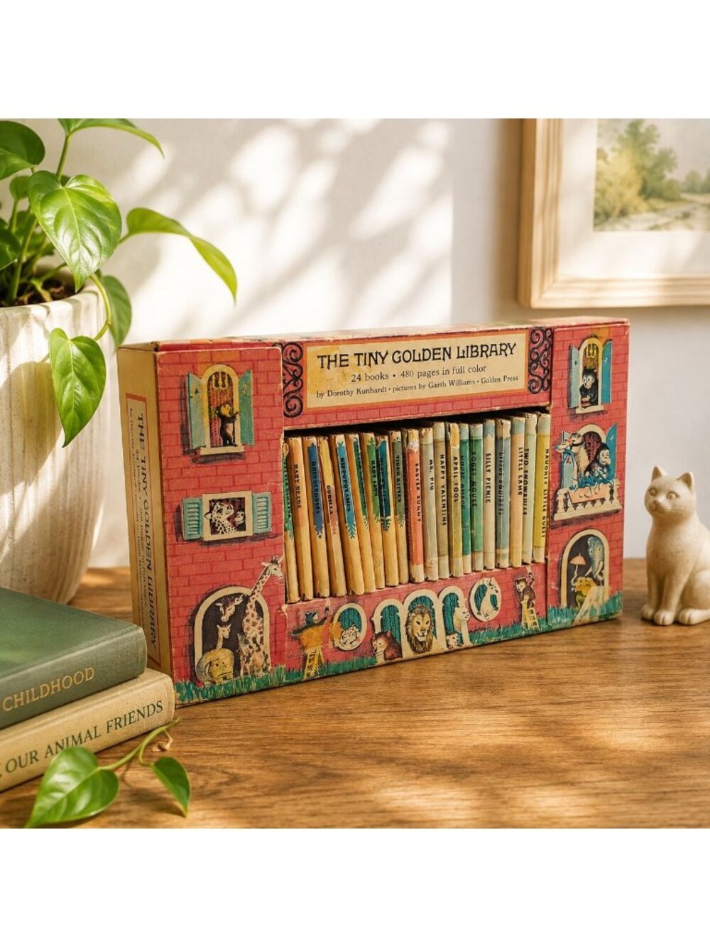 The Tiny Golden Library 24-Book Box Set By Dorothy Kunhardt & Garth Williams Vin